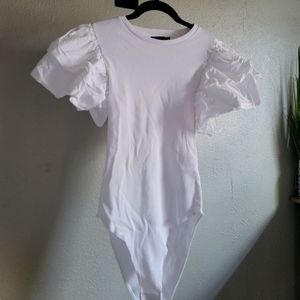 ZARA Ruffled bodysuit